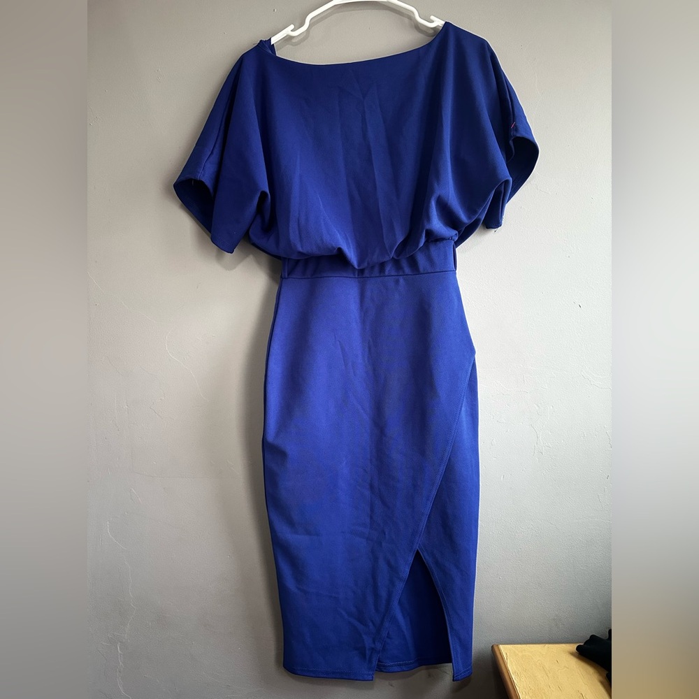 PrettyLittleThing Royal Blue Midi Dress